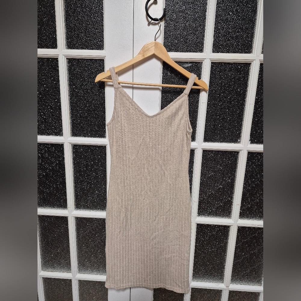 4 Pc Loungewear Beige Ribbed Knit Set 6 - Picture 2 of 12